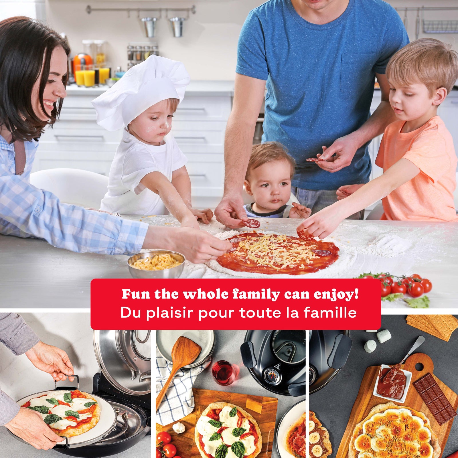 Granitestone Piezano Indoor Pizza Oven with Ceramic Pizza Stone