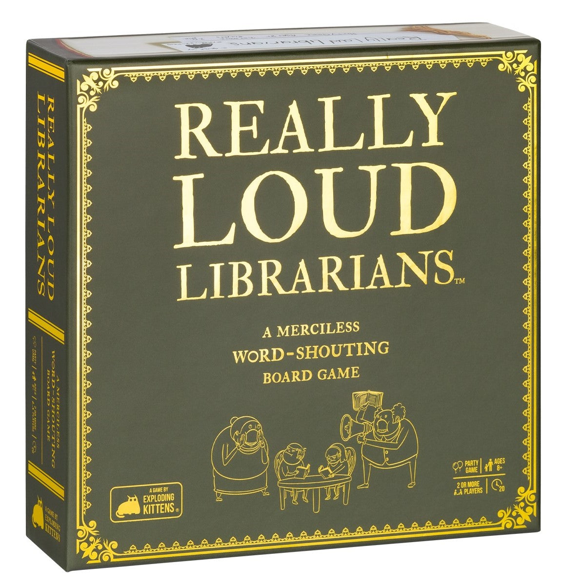 Exploding Kittens Really Loud Librarians Game