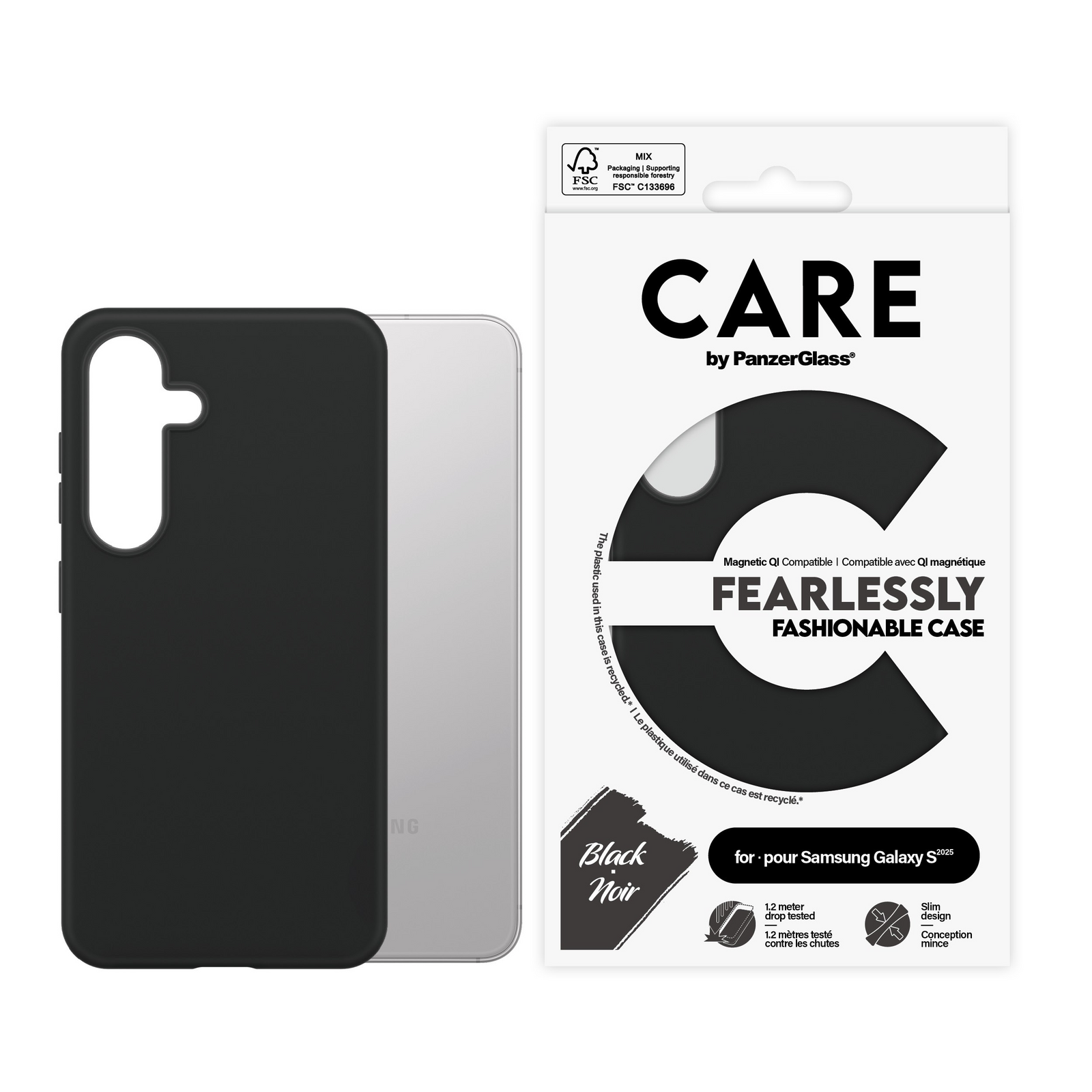 CARE Fearlessly Fashionable Case for Samsung Galaxy S25
