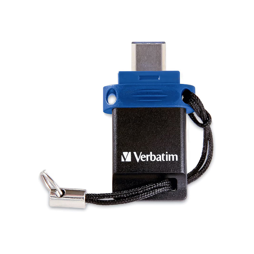Verbatim Store ‘n’ Go 128GB Dual USB Drive Blue