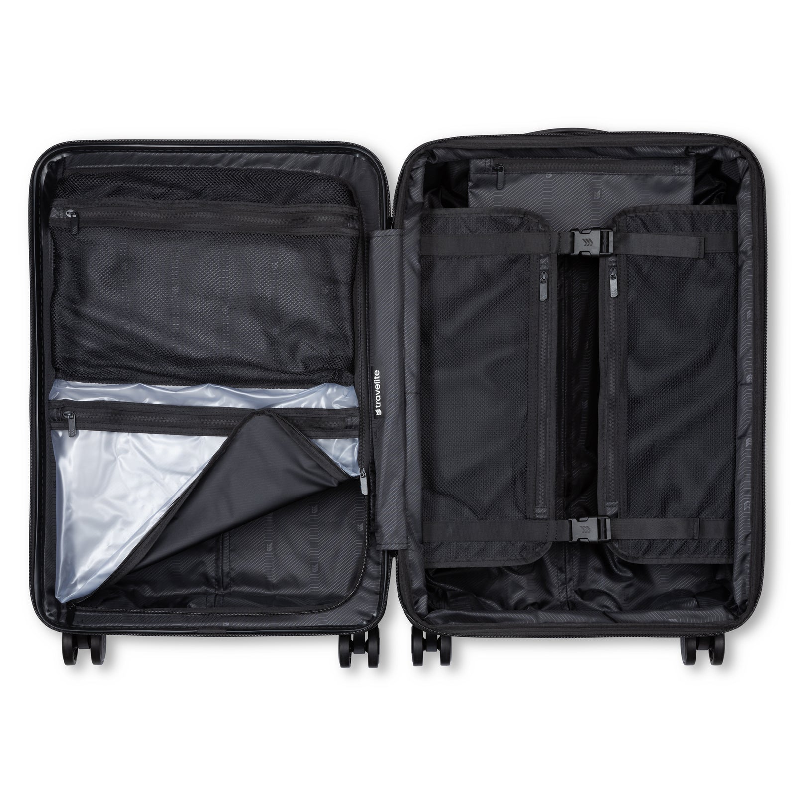 Travelite Epicure 19" Hardside Carry on Spinner Luggage Black