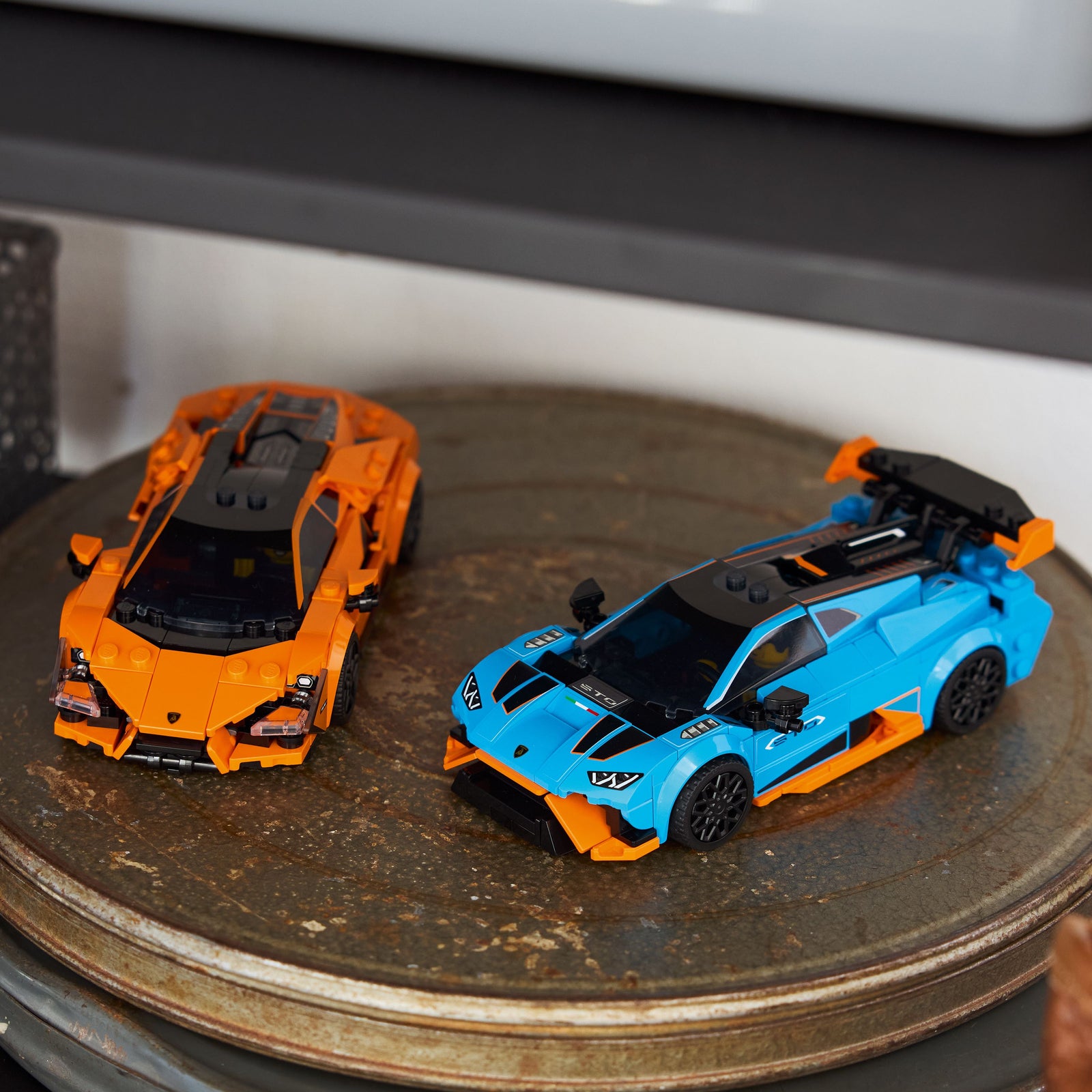 LEGO Speed Champions Lamborghini Revuelto and Huracan STO