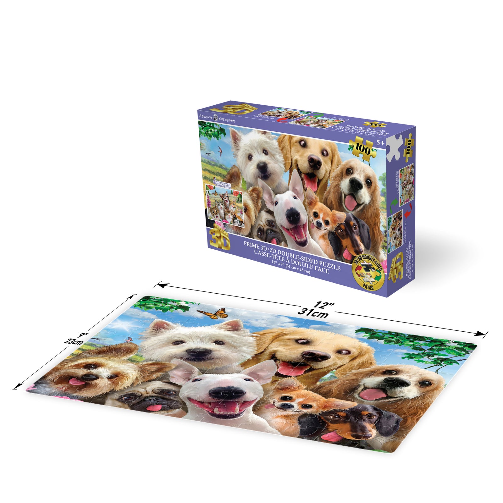 Howard Robinson Dog & Cat Selfie 100 Pieces