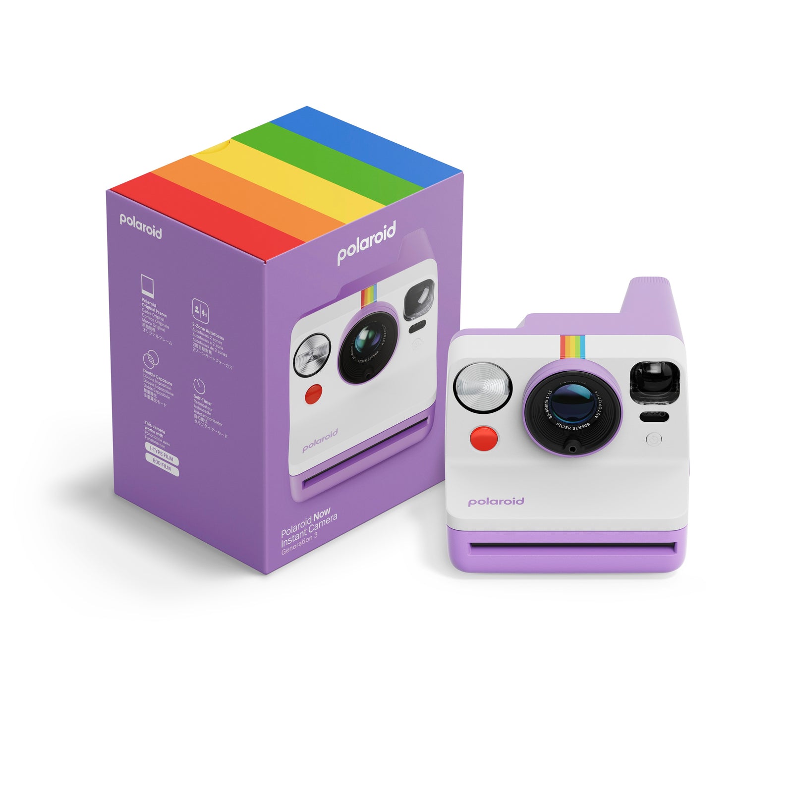 Polaroid Now Instant Camera Generation 3 Purple