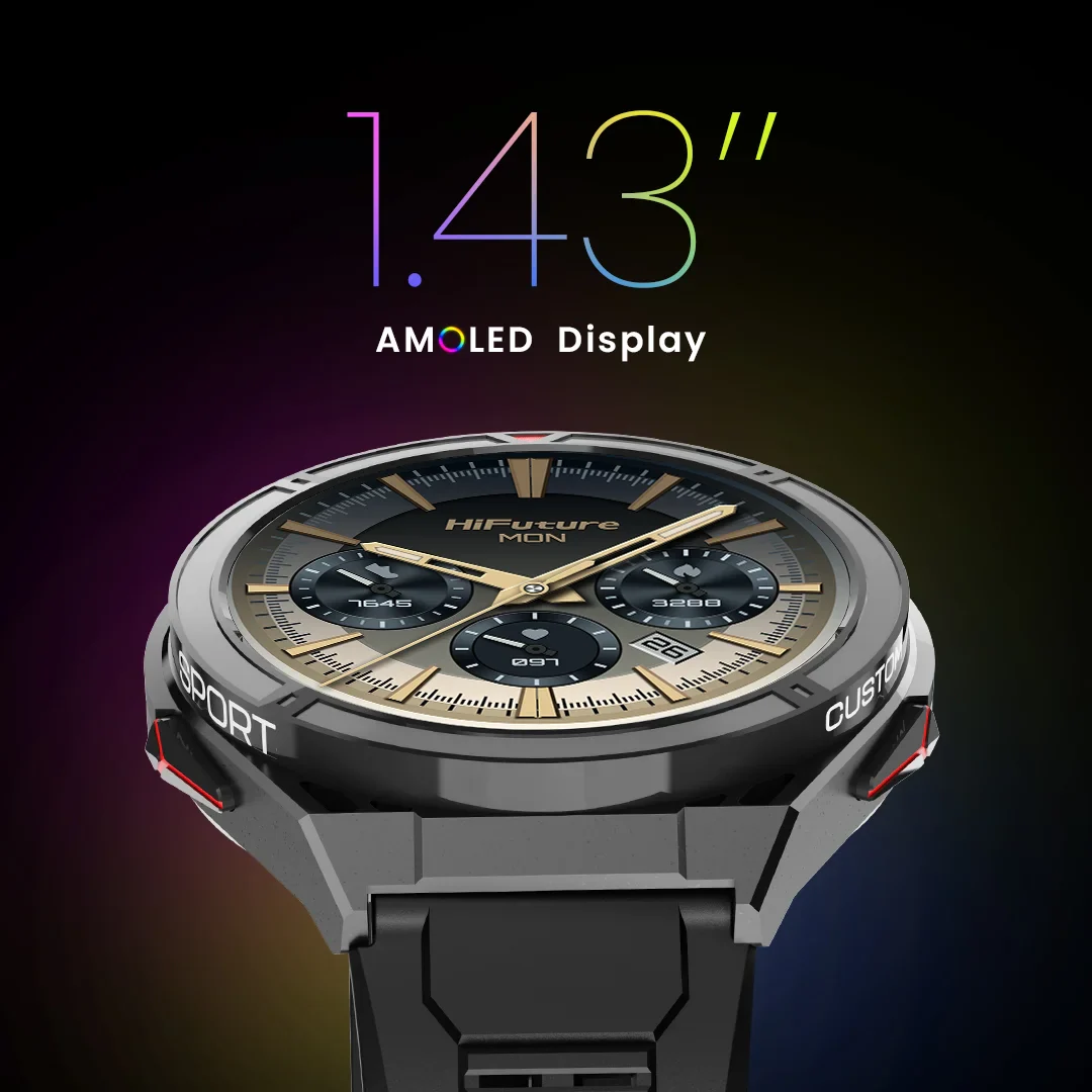 HiFuture 1.43" Active Smartwatch Silver