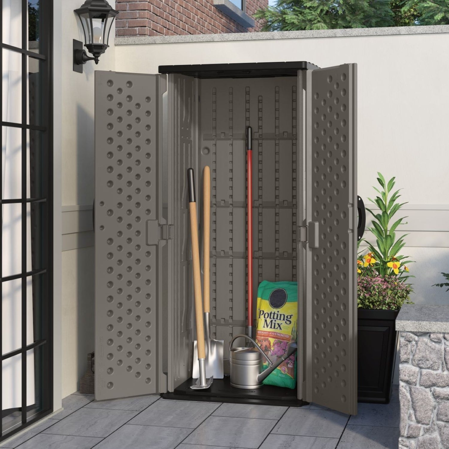 Suncast Vertical Shed Stoney