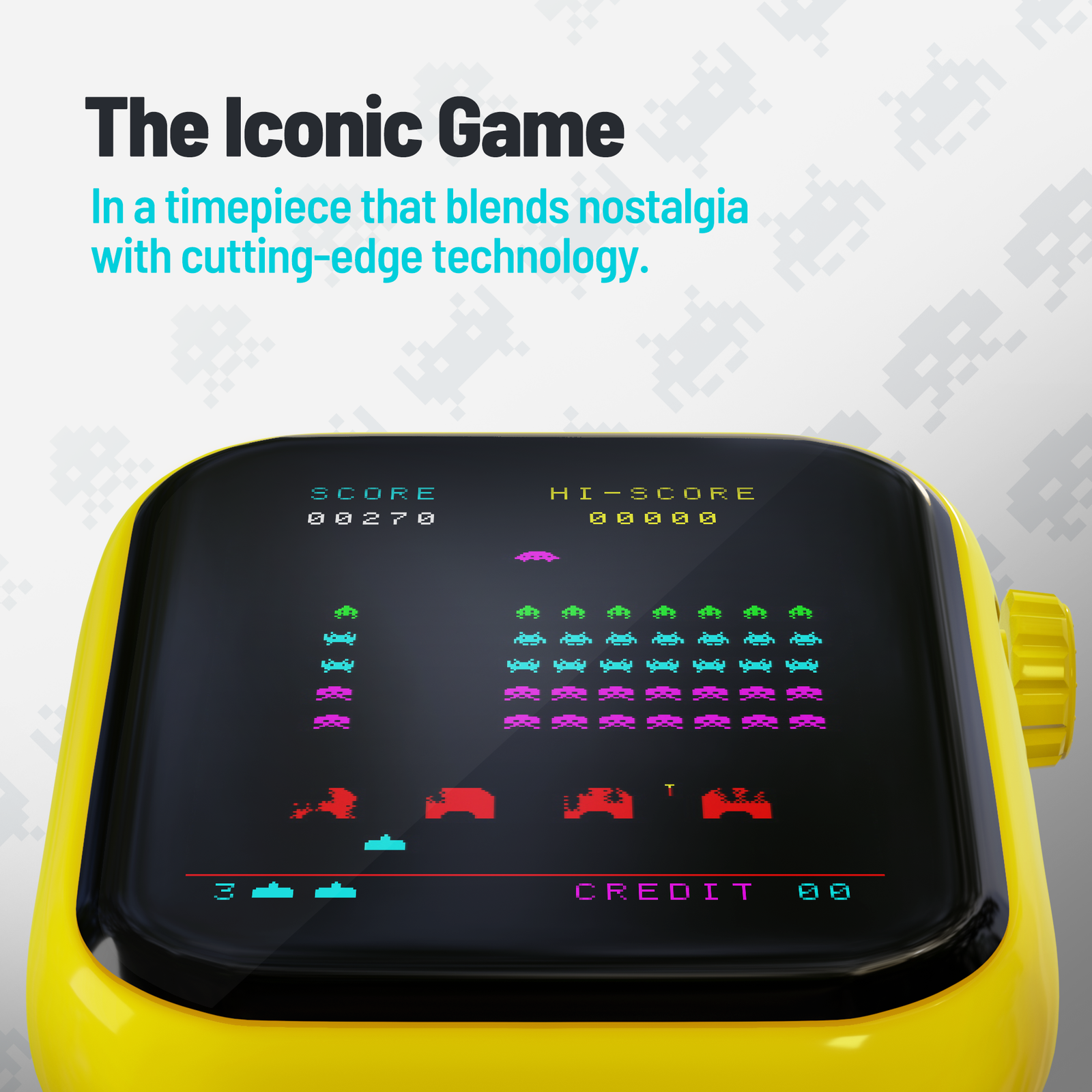 My Play Watch Space Invaders Retro Gaming Smartwatch