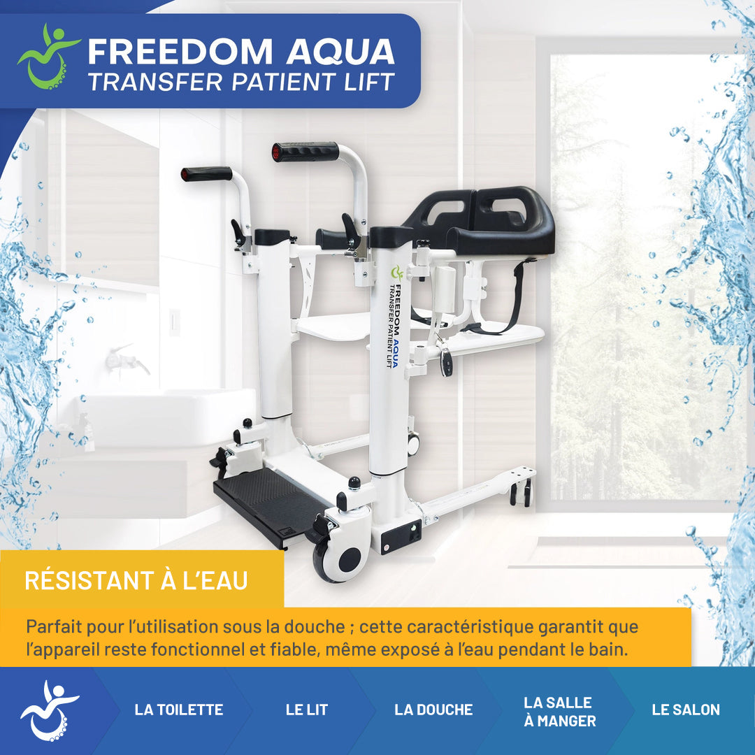 Mobile Patient Lift Freedom Aqua Portable