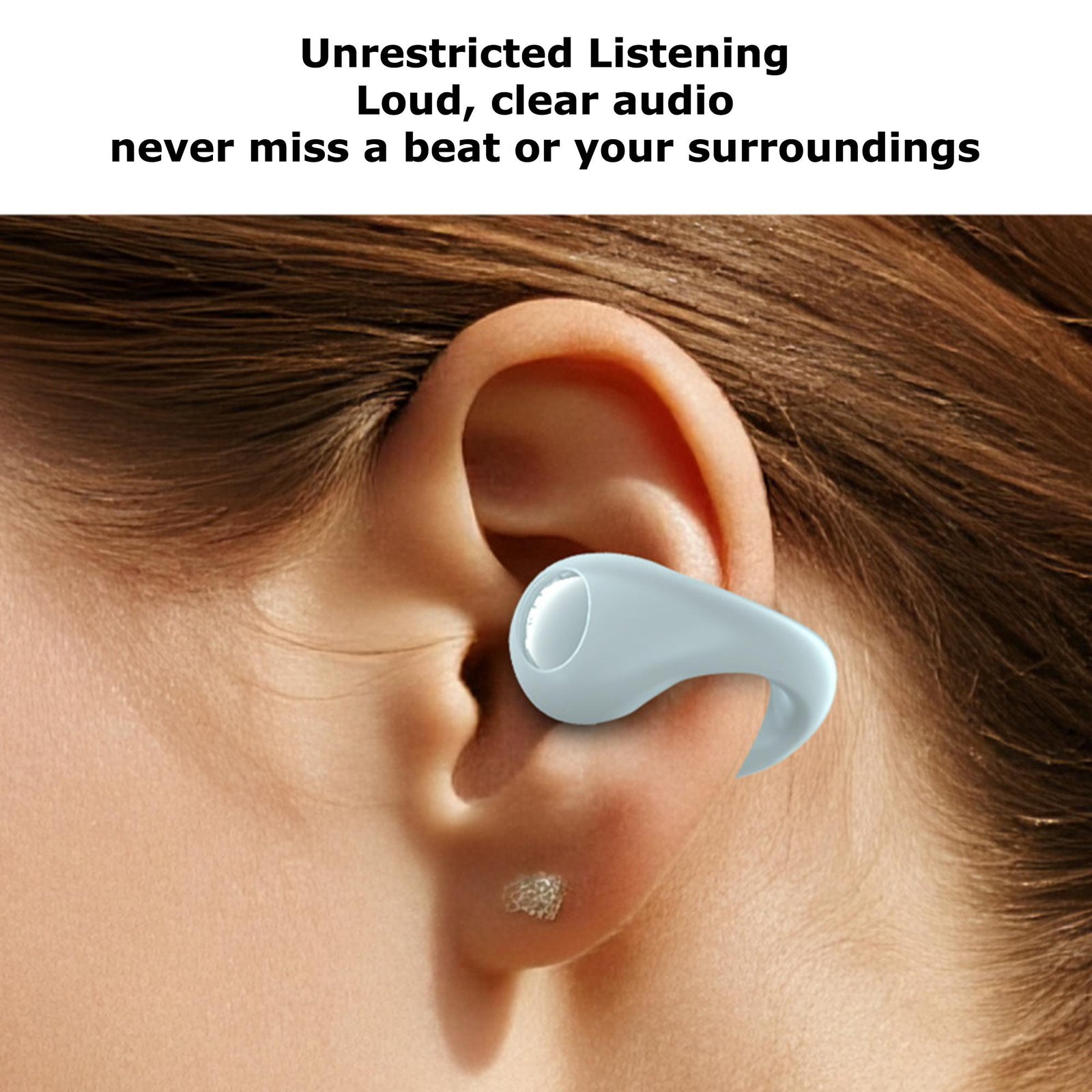 MyBat Open Ear Bluetooth Earbuds Blue