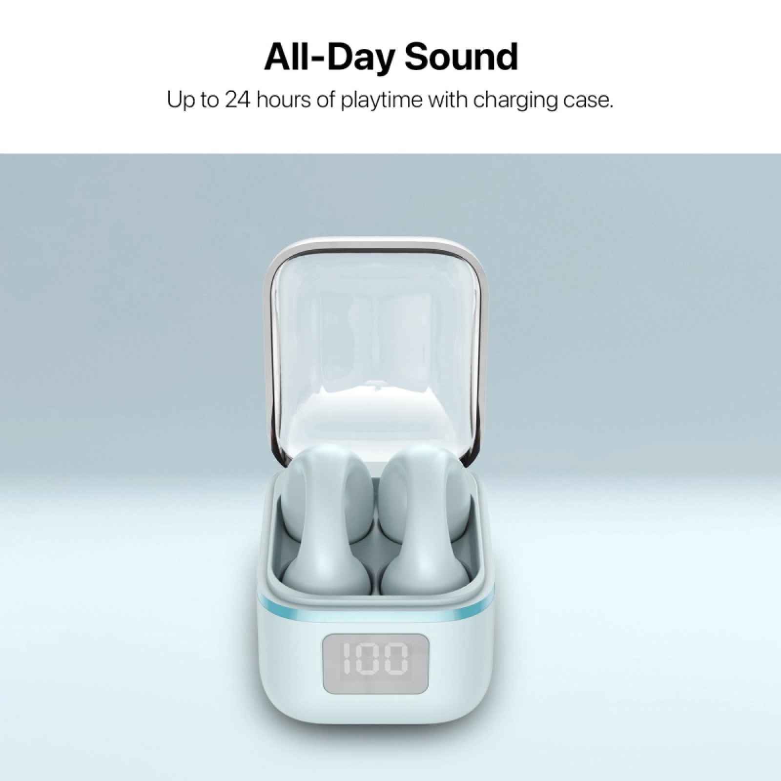 MyBat Open Ear Bluetooth Earbuds Blue