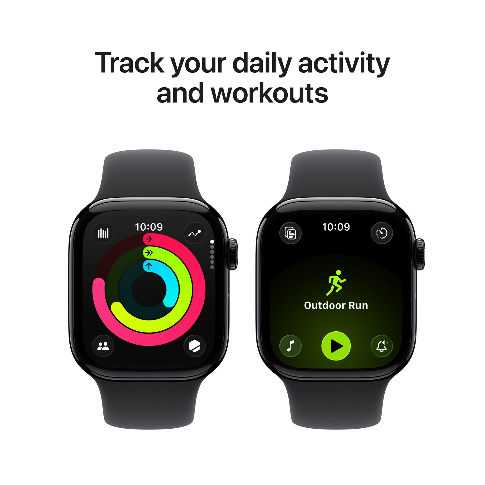 Apple Watch Series 11 MEQT4AM/A 42MM Jet Black S/M