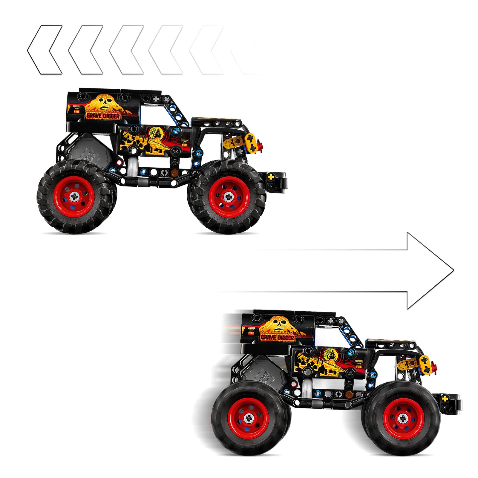 LEGO Technic Monster Jam Grave Digger Fire and Ice