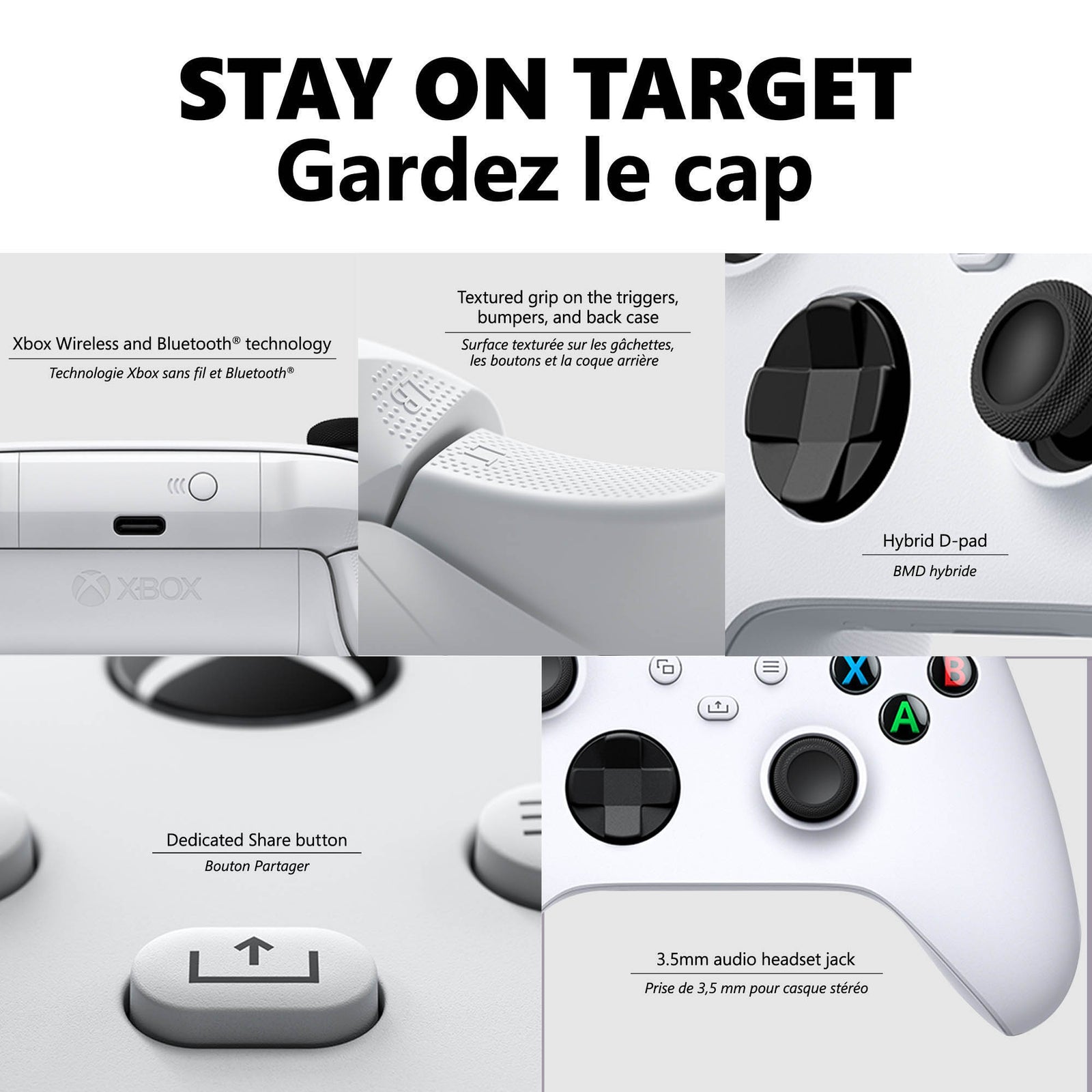 Microsoft EP2-40649 XBox Wireless Controller Robot White