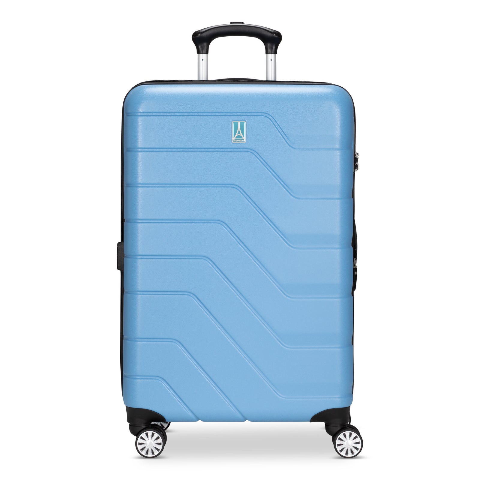 Travelpro Odyssey 24" Hardside Spinner Checked Luggage Blue