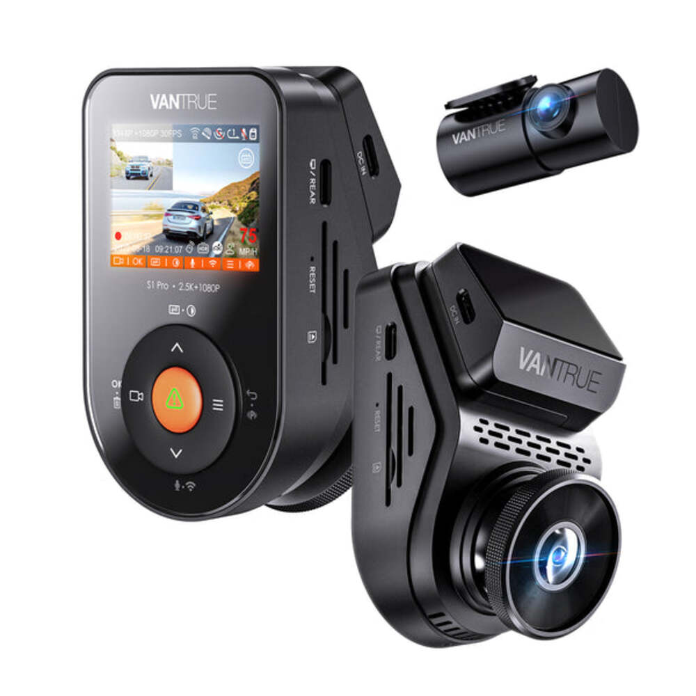 Vantrue S1 Pro 2.7K 1080P Dual Dash Cam