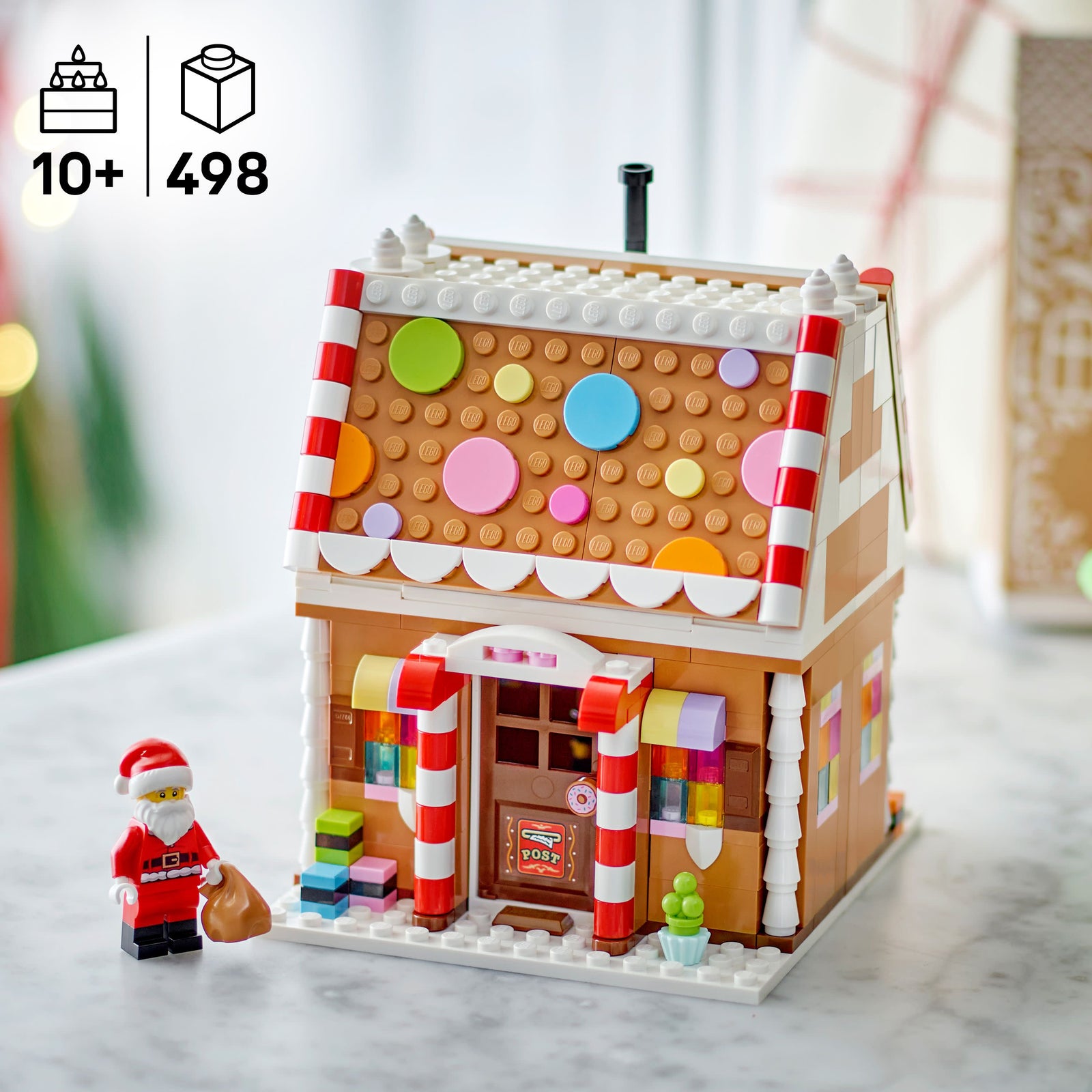 LEGO Seasons & Occasions Festive Gingerbread House Building Set
