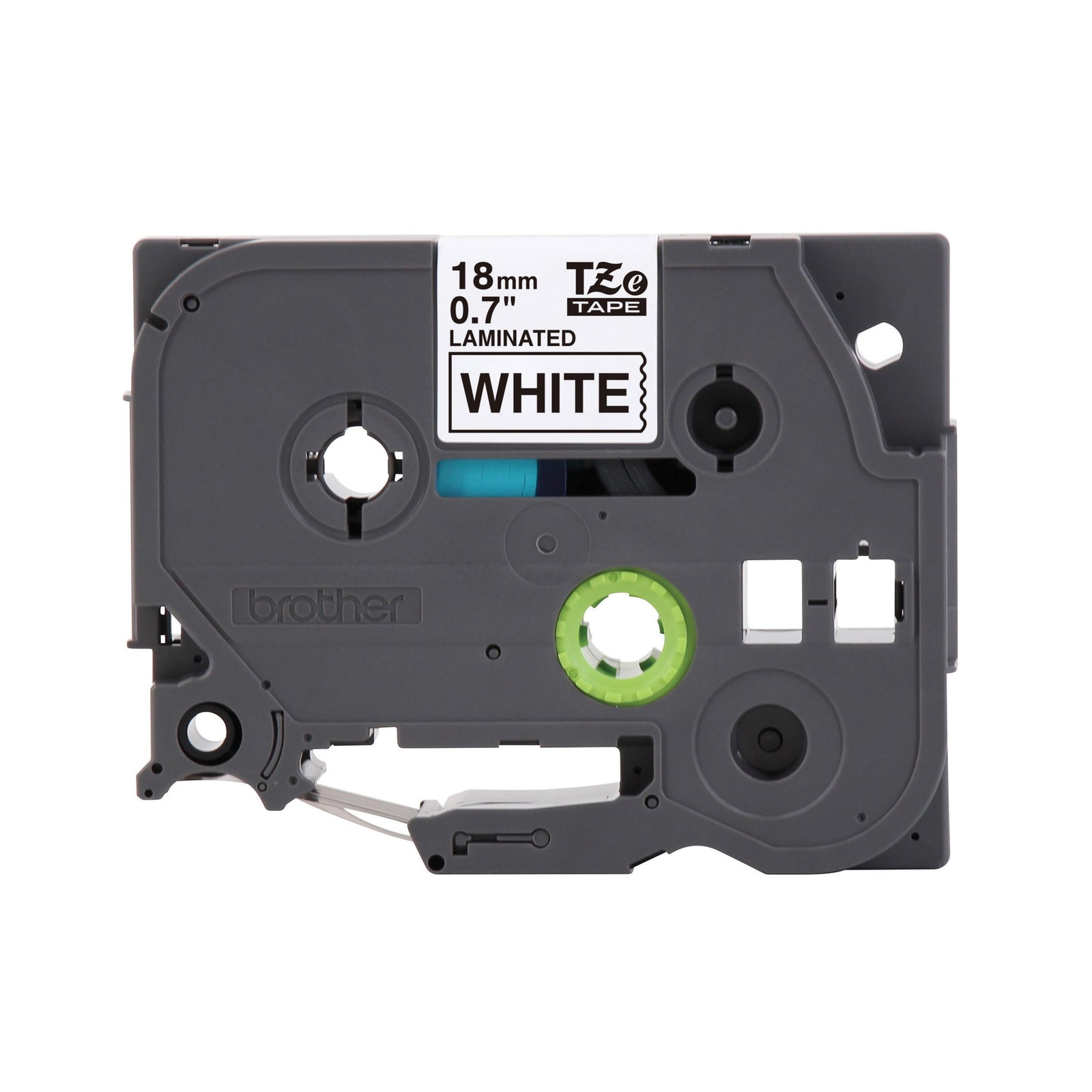 Brother Laminated Tape for P touch Label Makers 18mm Black on White