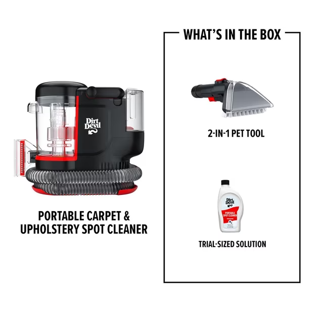Dirt Devil Portable Carpet & Upholstery Spot Cleaner