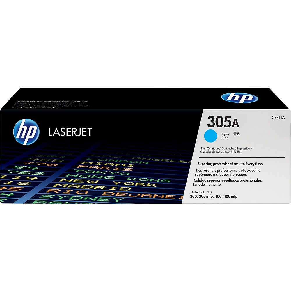 HP 305A Cyan Original LaserJet Toner Cartridge