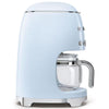 Smeg 10 Cup Retro Style Coffee Machine Pastel Blue