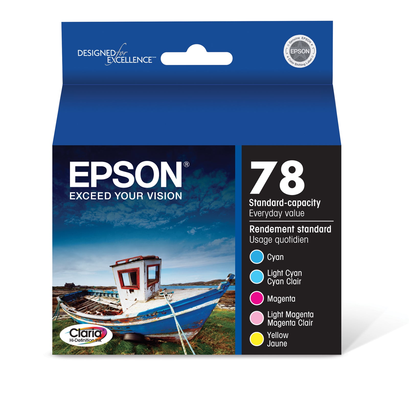 Epson 78 Colour Ink Cartridges 5 Pack