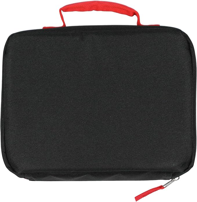 Bioworld SpiderMan Lunch Bag Embossed Graphics Black/Red