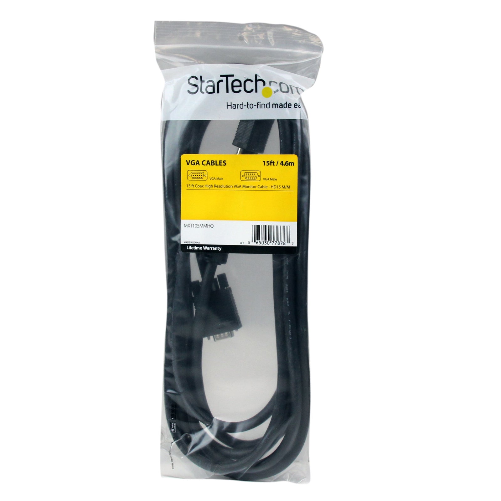 StarTech HD15 VGA Cable