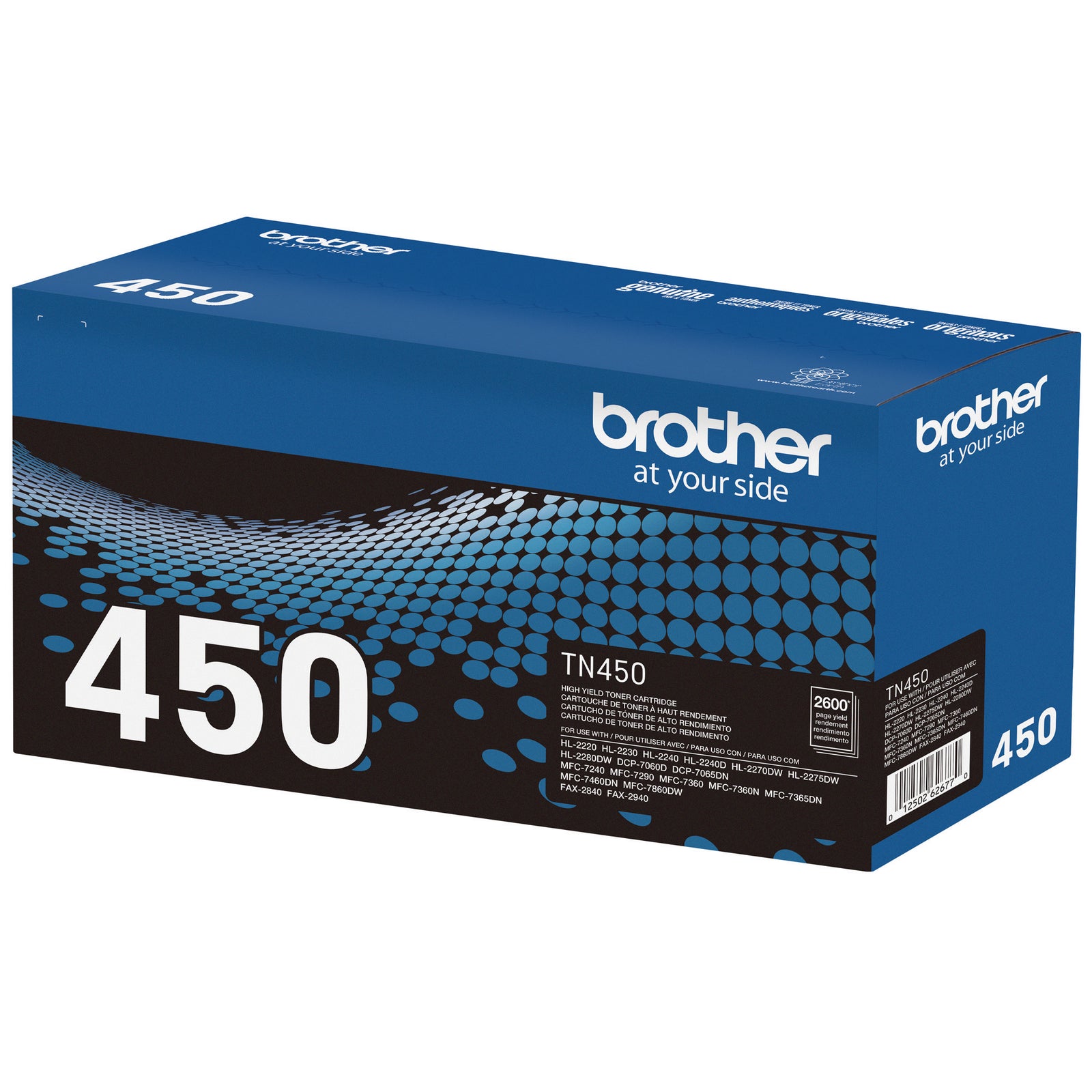 Brother TN450 High-Yield Black Toner Cartridge