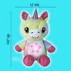 Star Belly Dream Lites Pink & Purple Unicorn Huggable Kids Night Light Projector