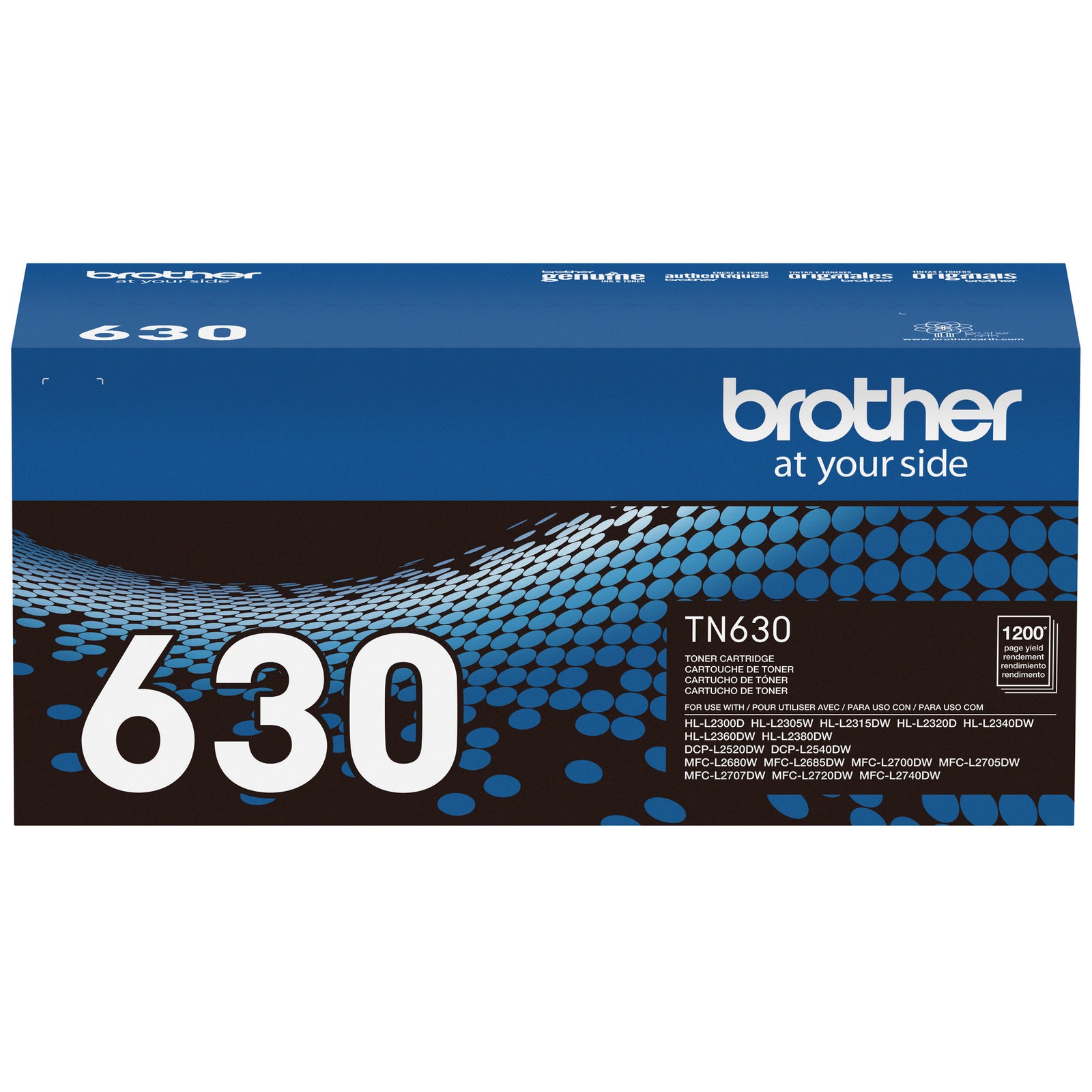 Brother TN630 Standard Yield Black Toner Cartridge