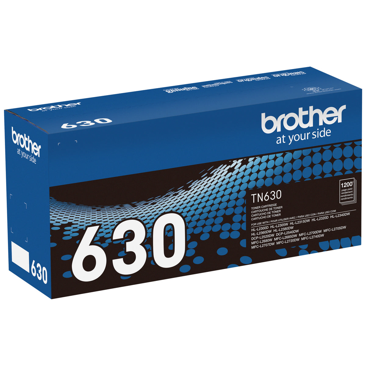 Brother TN630 Standard Yield Black Toner Cartridge
