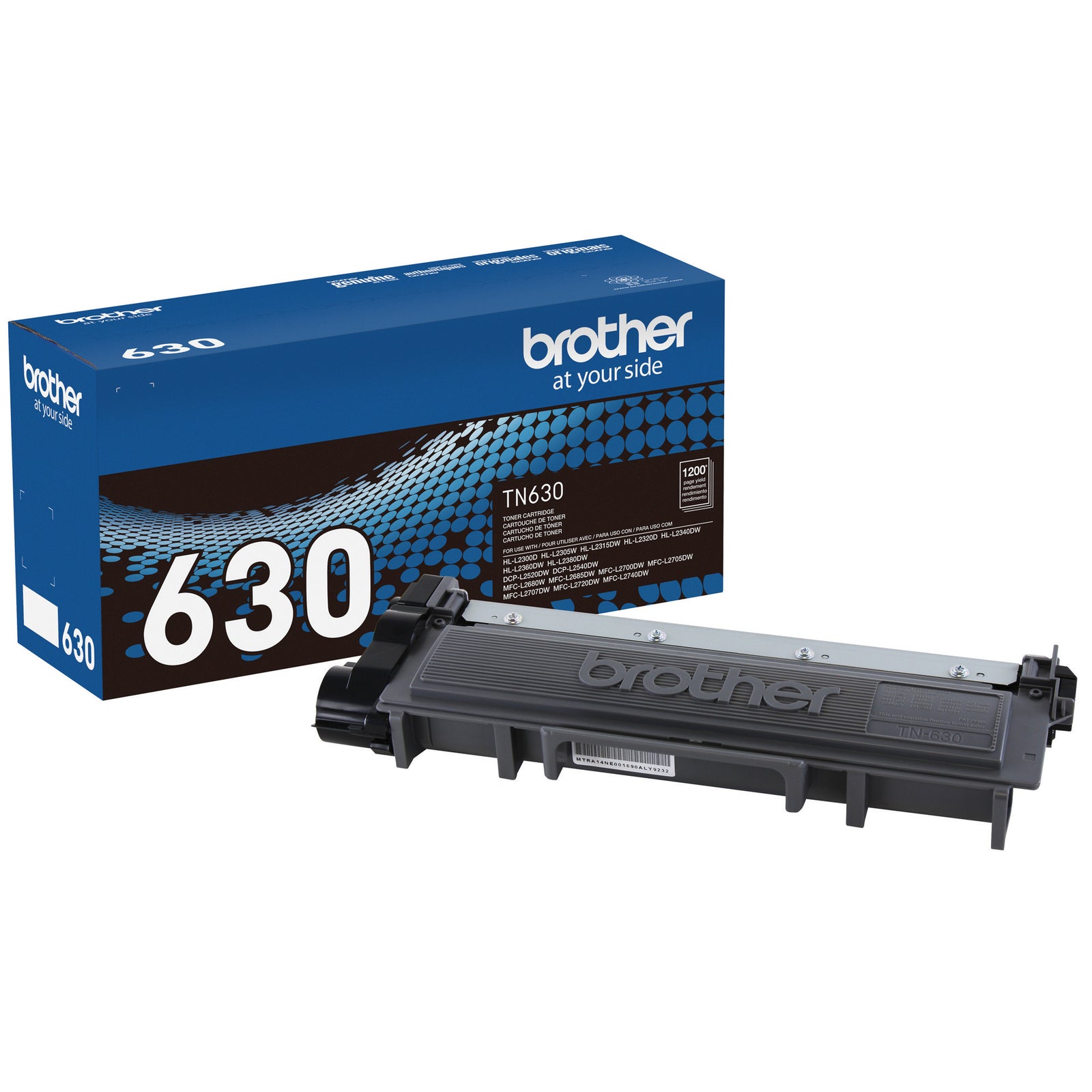Brother TN630 Standard Yield Black Toner Cartridge