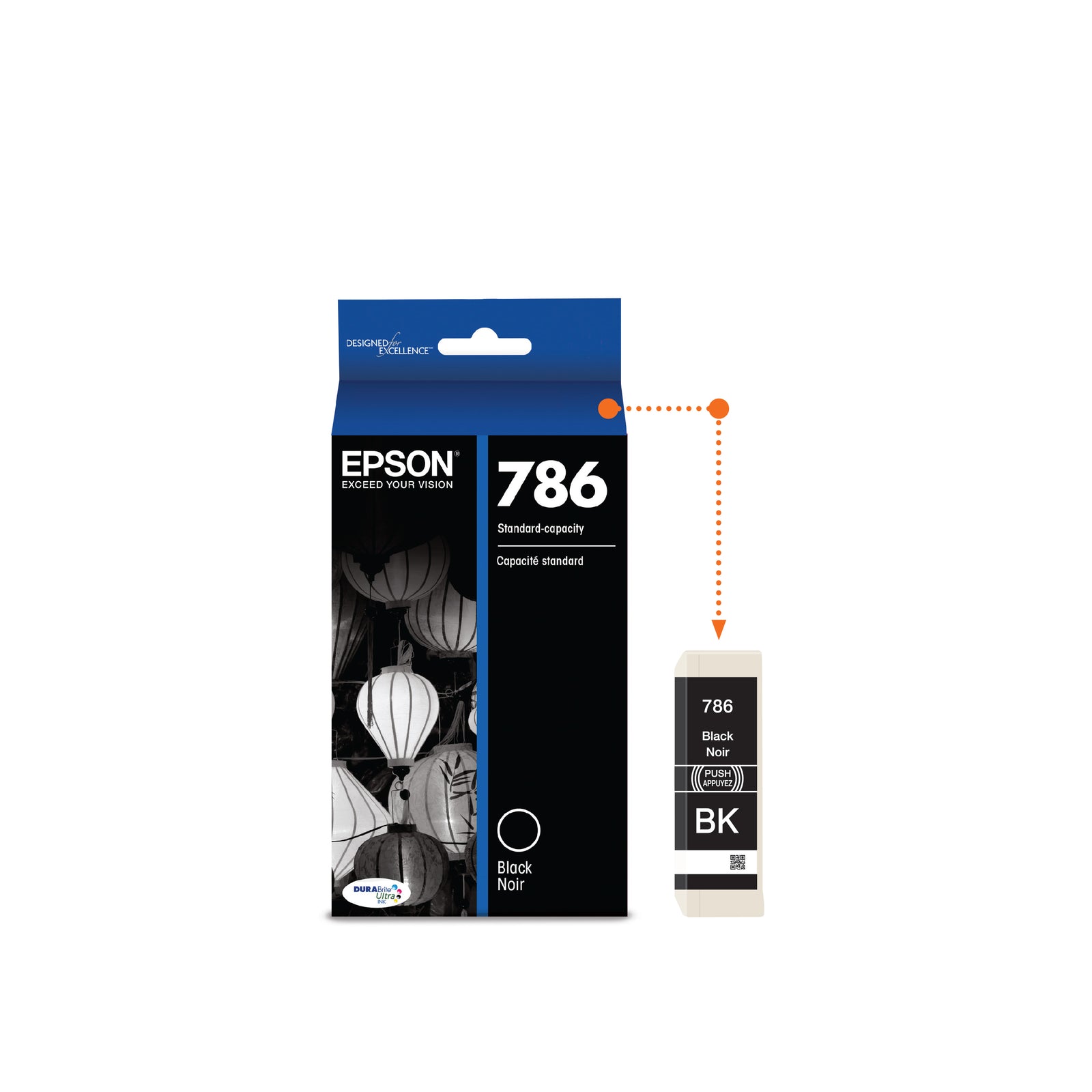 Epson T786 Standard Capacity Ink Cartridge Black