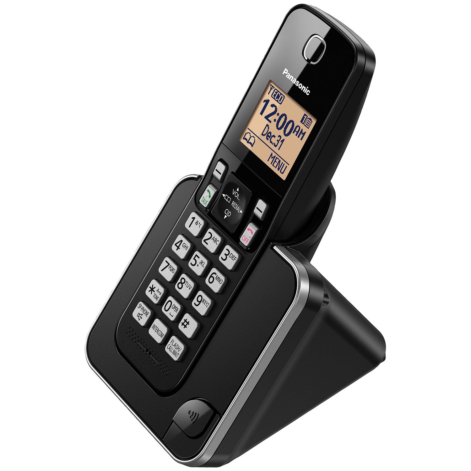 Panasonic KXTGD390B 1-Handset Cordless Phone