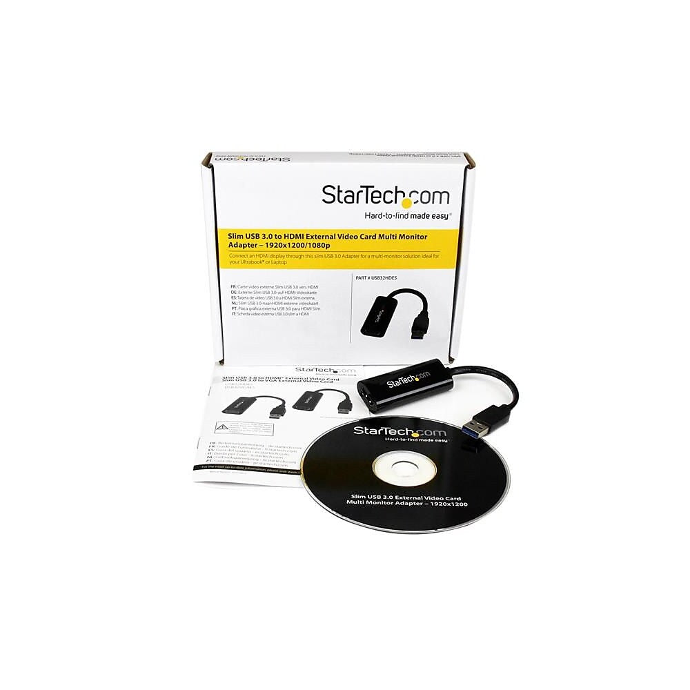 StarTech Slim USB 3.0 to HDMI External Video Card Multi Monitor Adapter