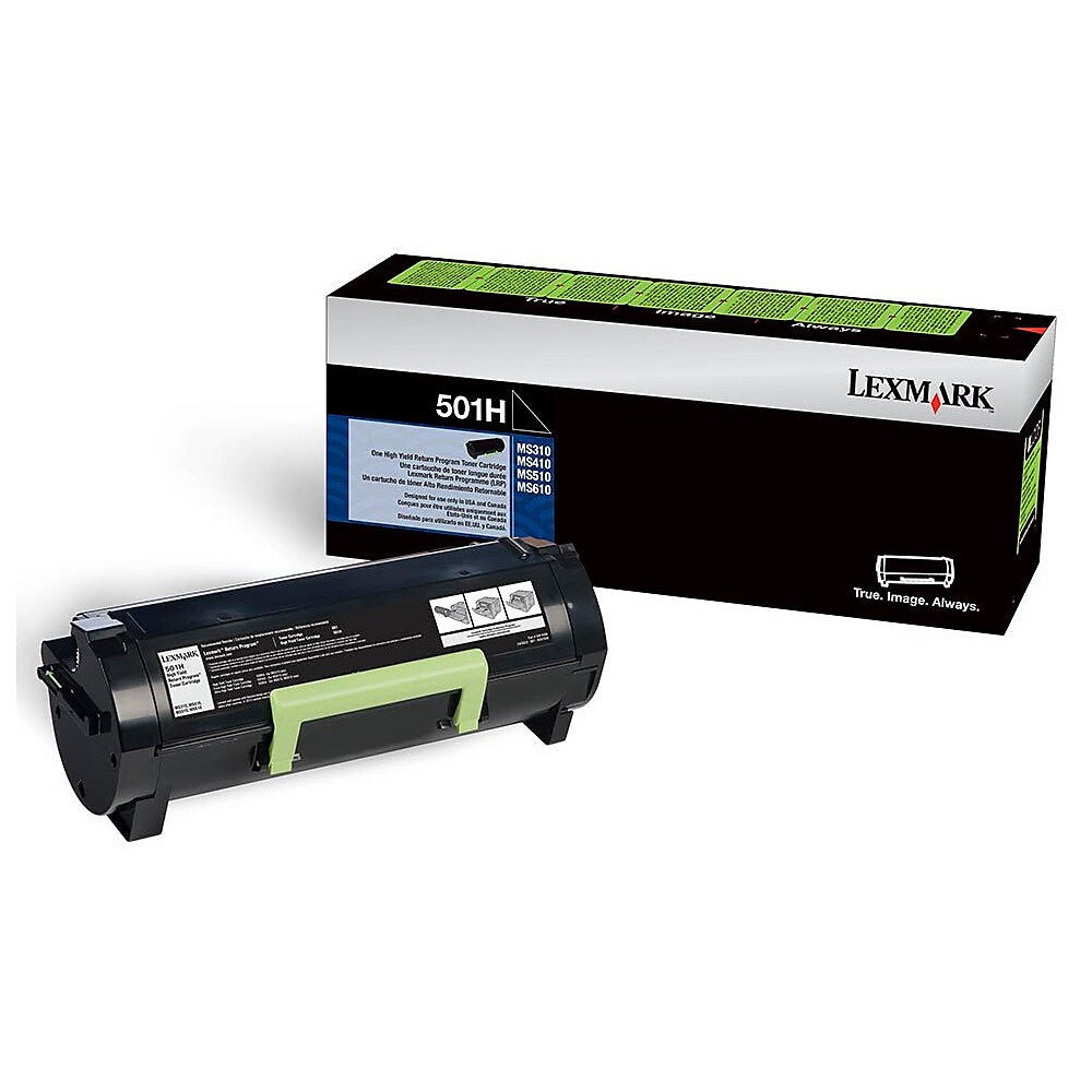 Lexmark 501H Black Return Program High-Yield Toner Cartridge