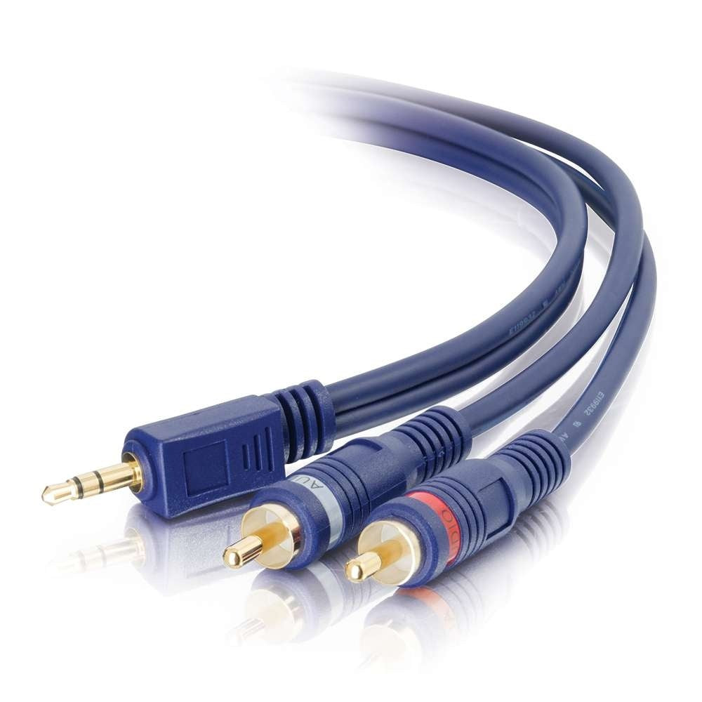 C2G 40616 25' Stereo Male to Two RCA Male Cable