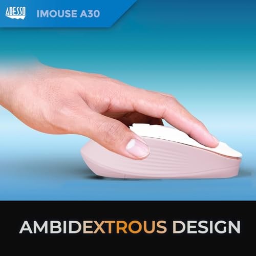 Adesso iMouse A30P Wireless Mouse Pink