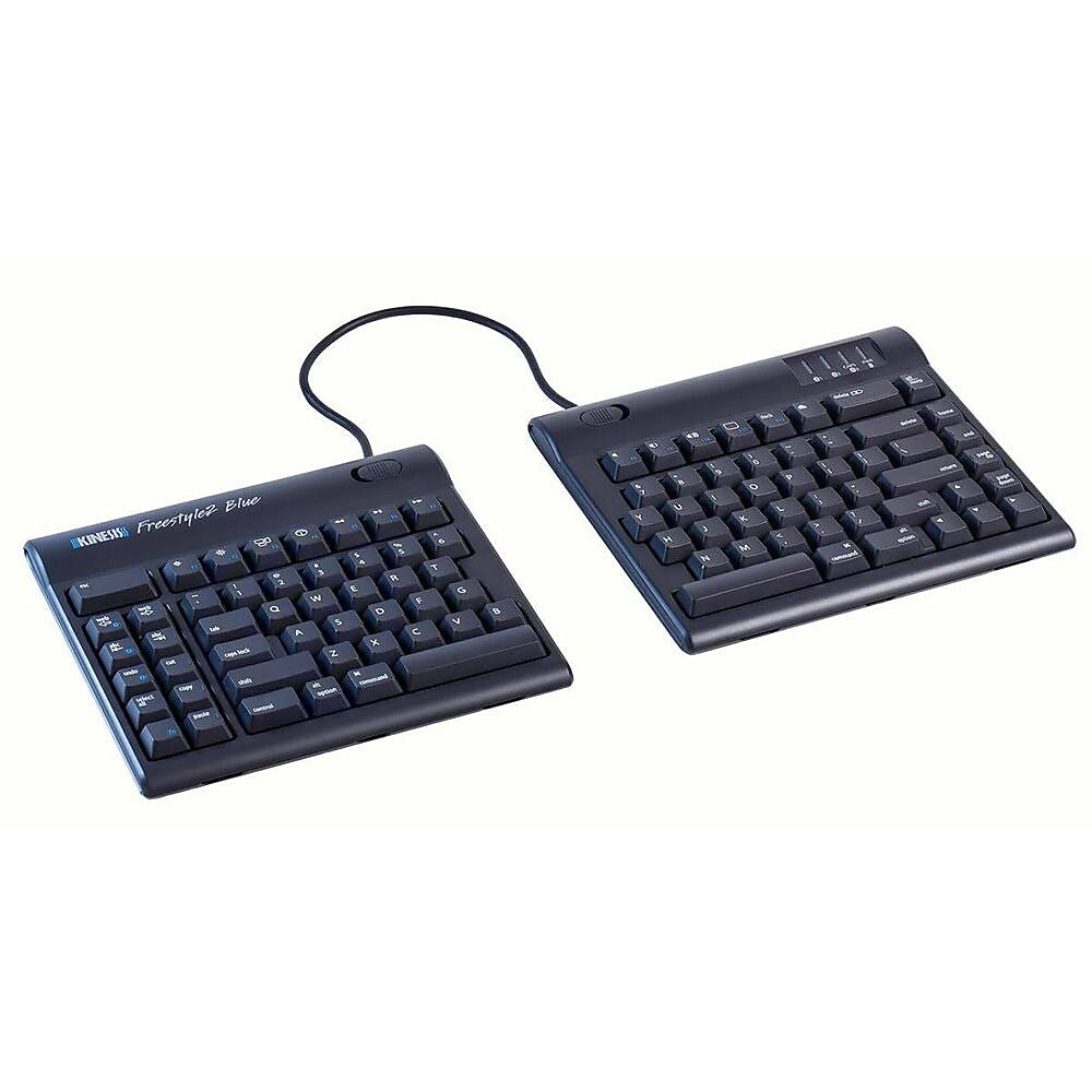 Kinesis Freestyle2 Blue Multi-Channel Bluetooth Keyboard