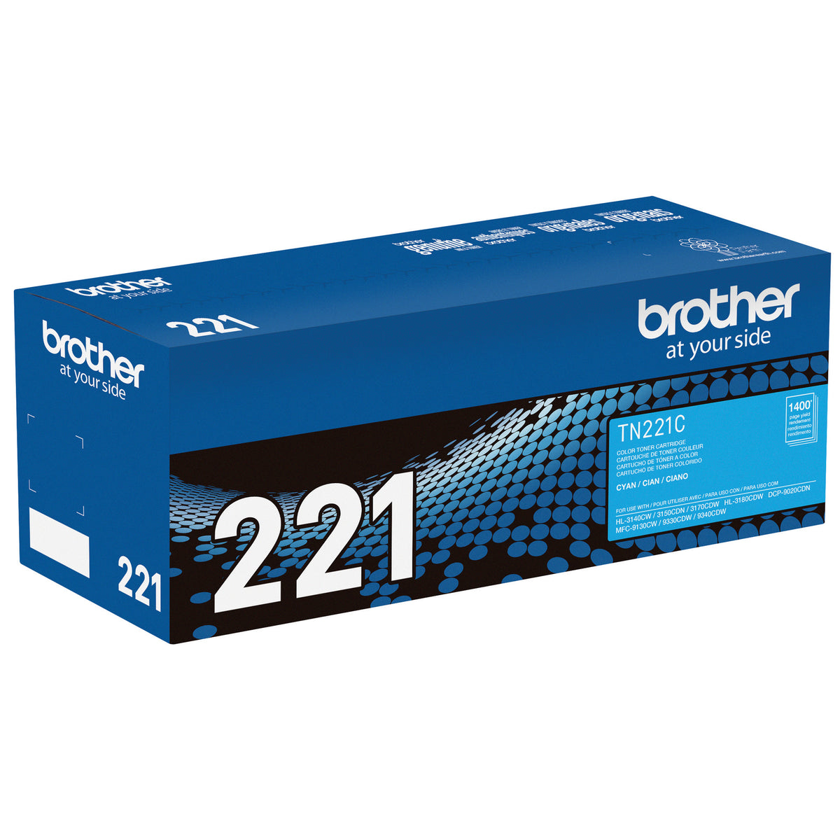 Brother TN221C Standard Yield Cyan Toner Cartridge