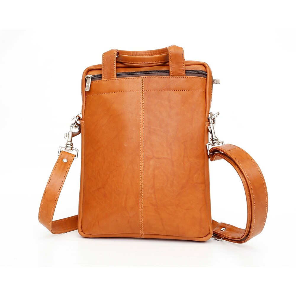 Ashlin Genuine Leather Medium Brown Laptop Bag