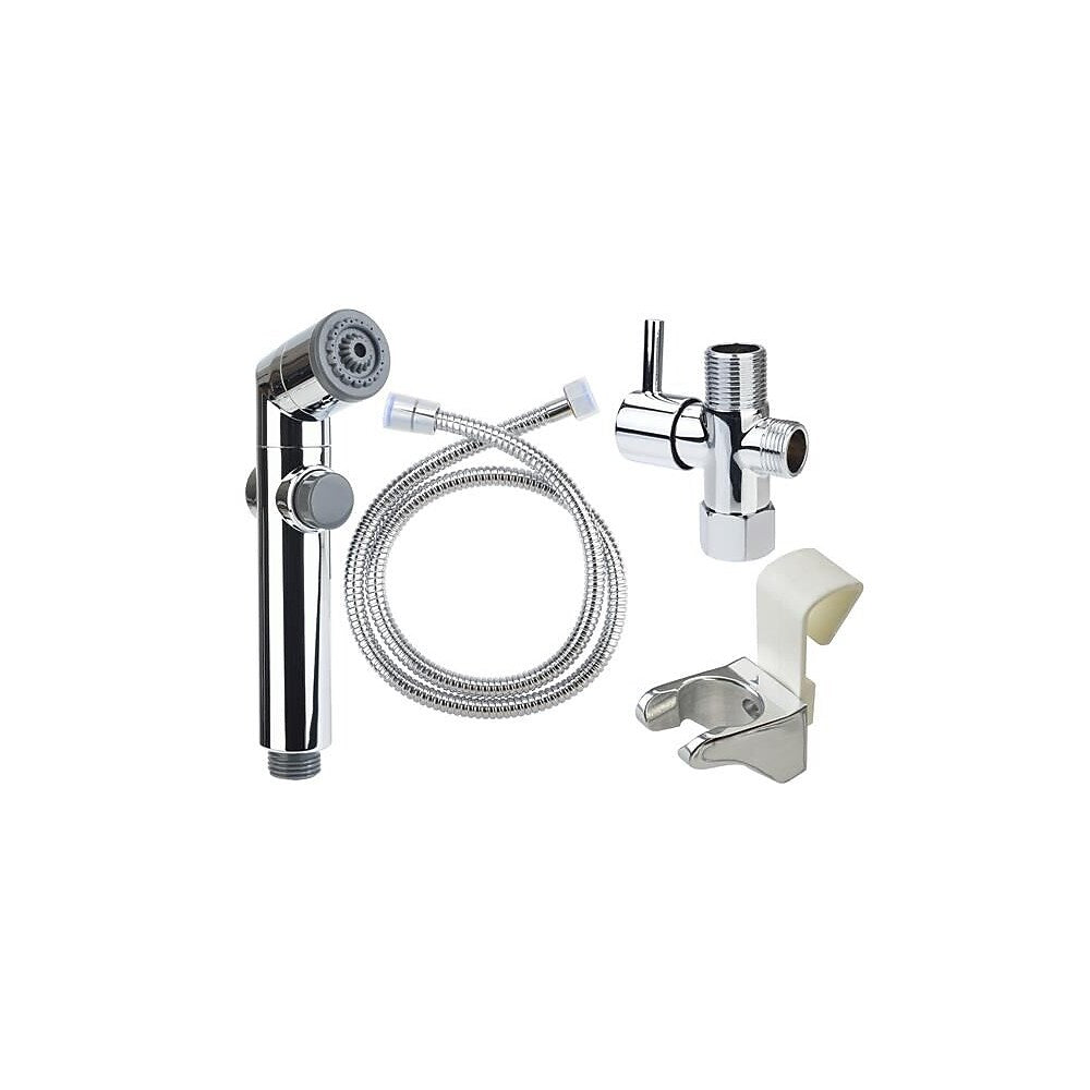 Brondell CS-30 CleanSpa Hand Held Bidet Shattaf Spraver Silver