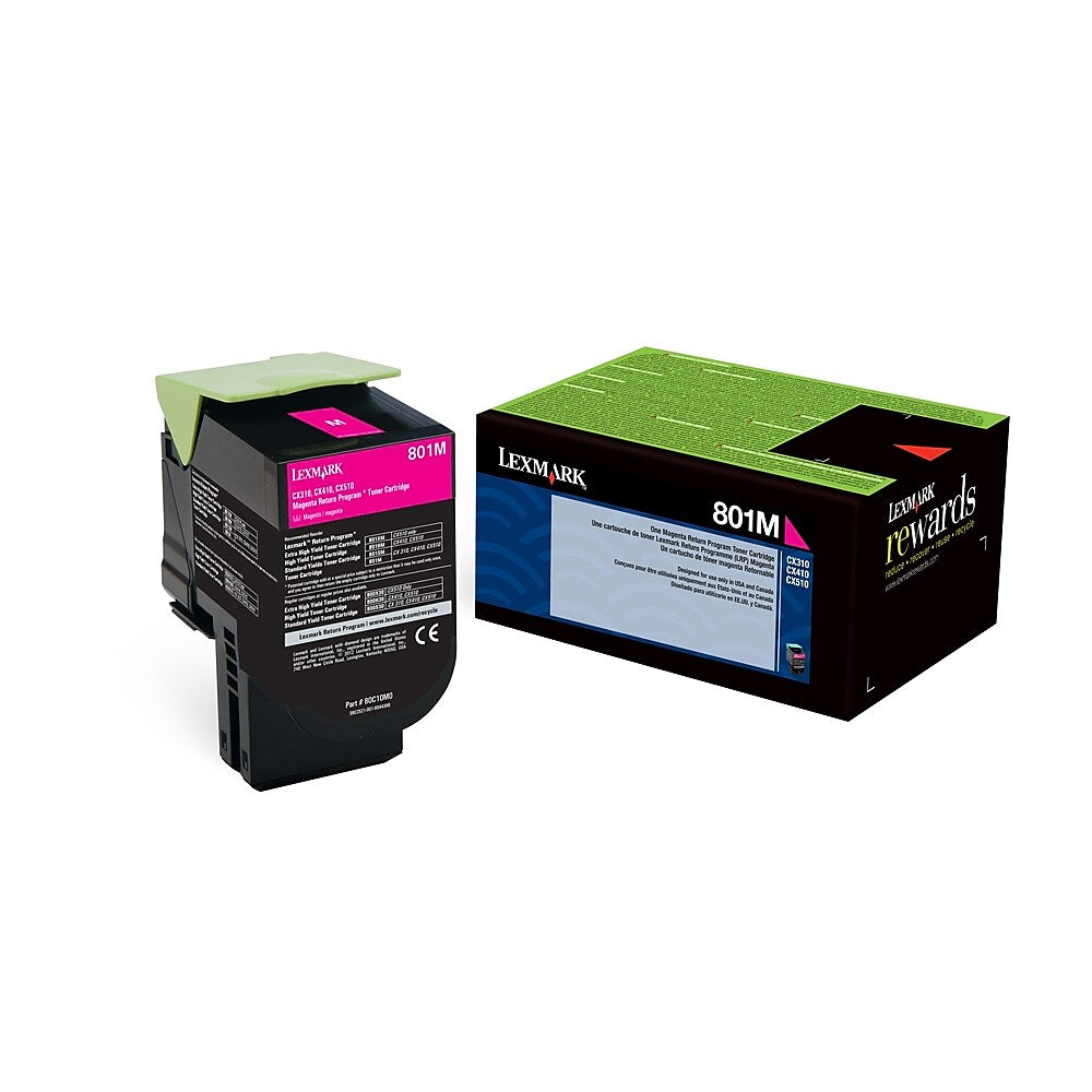 Lexmark 80C10M0 Toner Cartridge Magenta