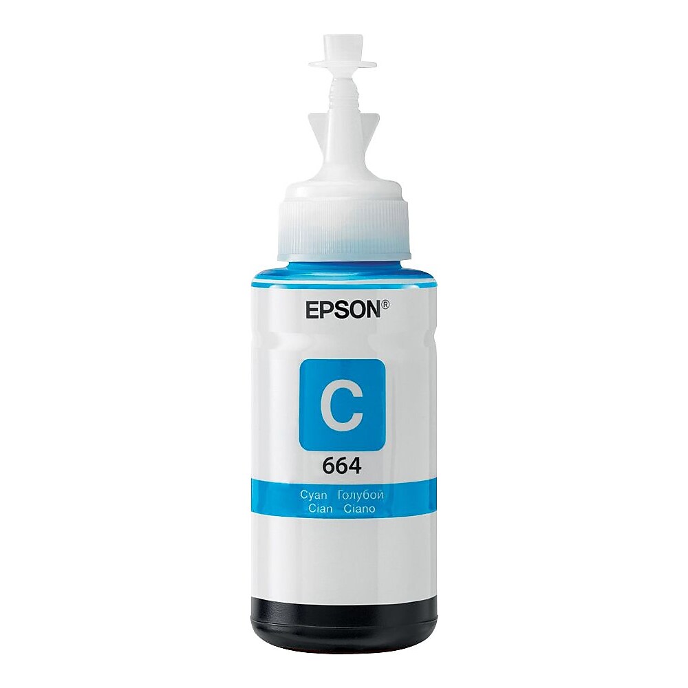 Epson T664 Ink Bottle Standard Capacity Cyan