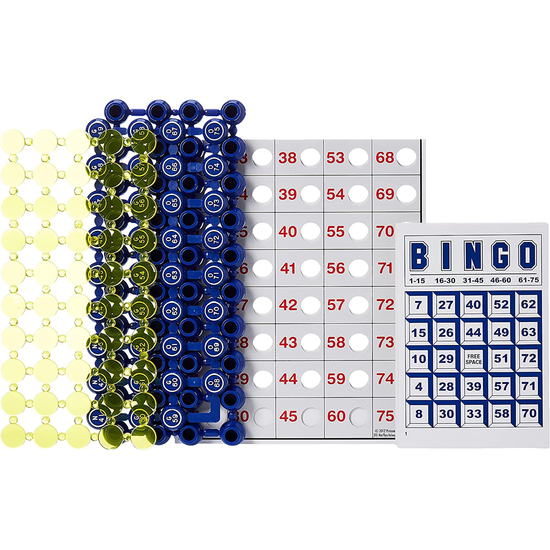 Pressman Deluxe Cage Bingo Game