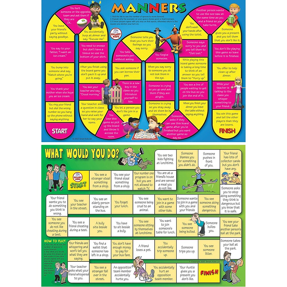 Didax Social Skills Board Games Grade 1 to 5