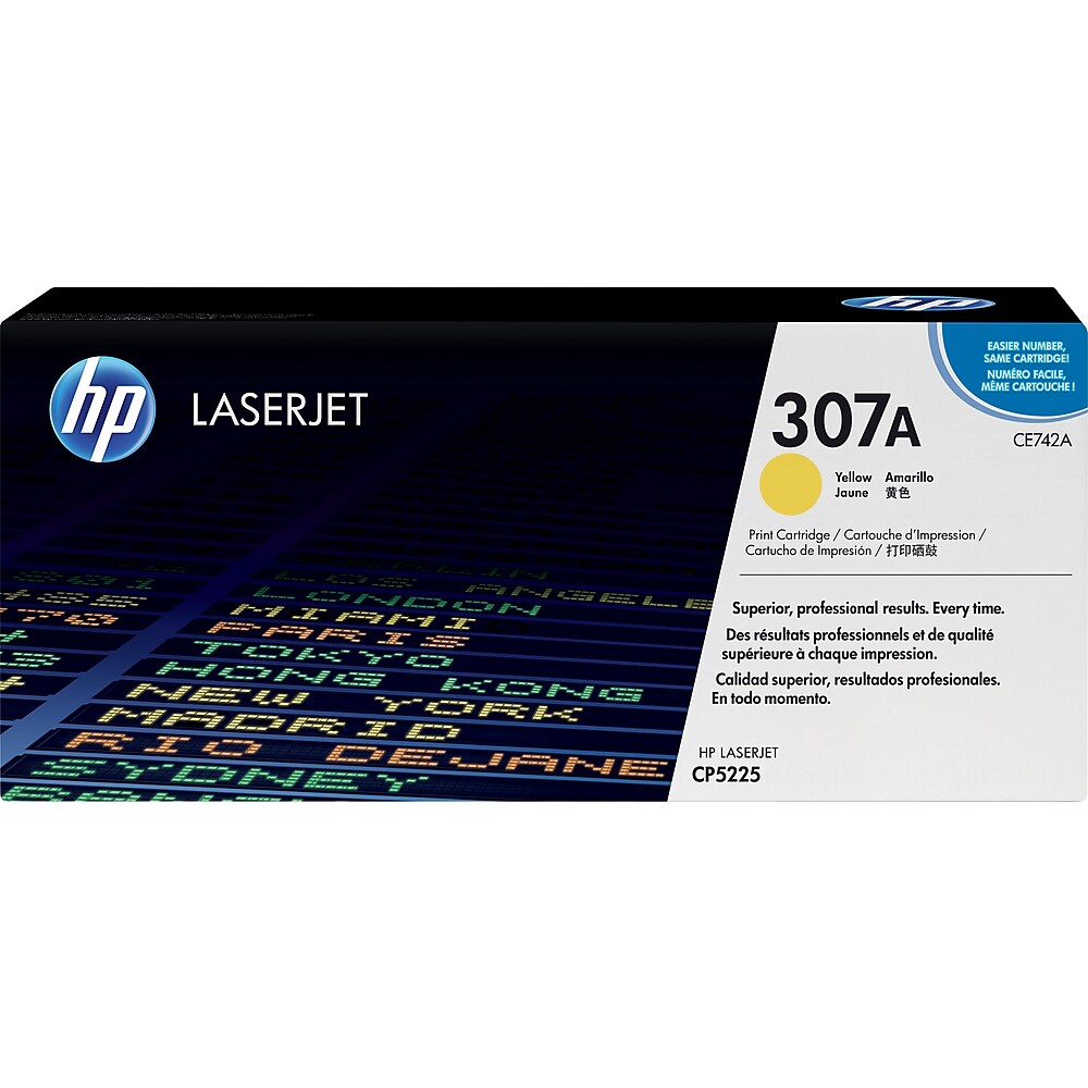 HP 307A Standard Yield Toner Cartridge Yellow