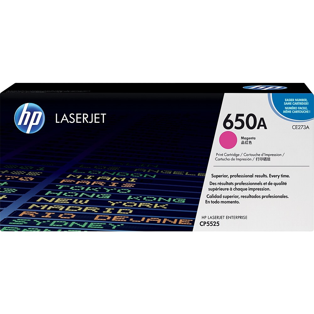 HP LaserJet 650A Toner Cartridge Magenta