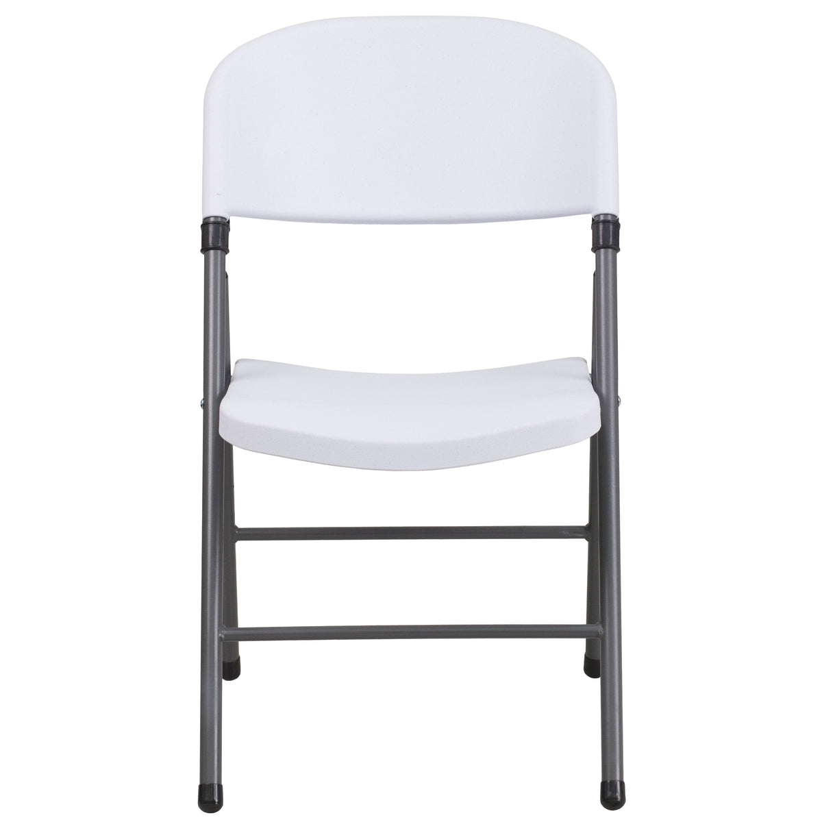 Flash Furniture HERCULES Series Plastic Folding Chair White Box of 6