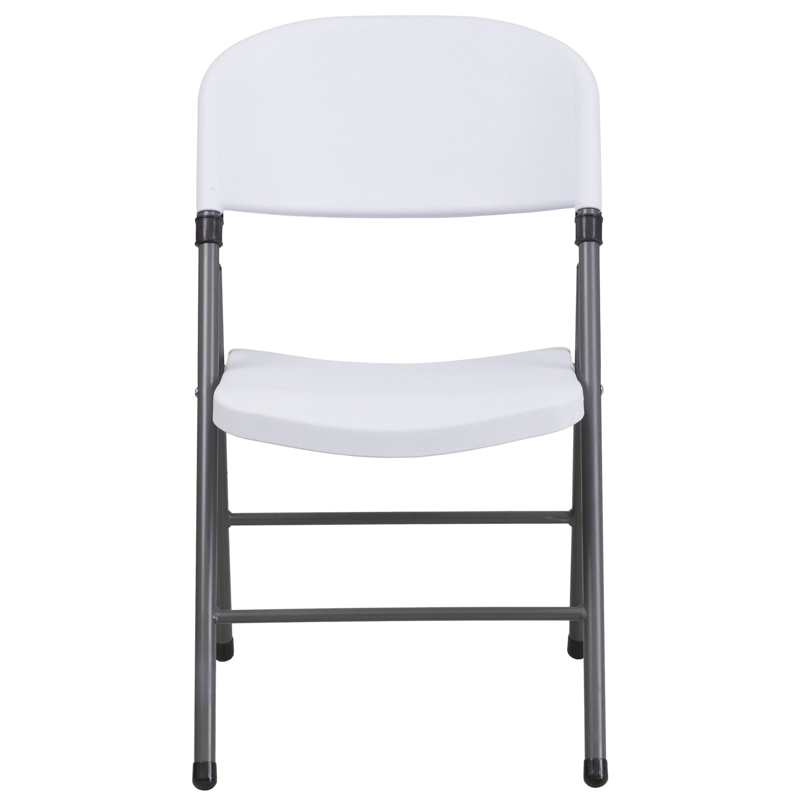 Flash Furniture HERCULES Series Plastic Folding Chair White Box of 6